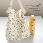 ecoバッグ♡mini rose blue