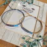 イニシャル刻印アンクレット𓇼ビーチ　サーフ　カラー増えました♡