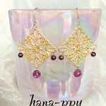ゴージャス プレートピアス