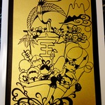 切り絵 おめでたい系2　原画