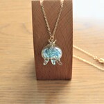 【New】くらげの王様ネックレス　seaカラー