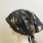 夏用ケア帽子　シックフラワー