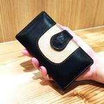 イタリア本革 手帳ケース[iphone6/6s]スマホーケース[SK03 black]
