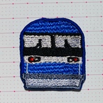 貨物列車、桃太郎刺繍ワッペン　前　小