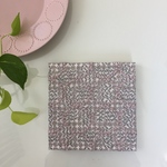 送料無料❣️可愛い♡sleeping roseファブリックパネル タンバリン