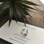 stone ear cuff(silver)【１】