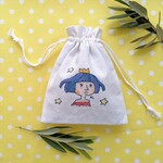 巾着「プリンセスブルー」