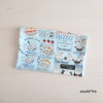 マスクケース KIDS ( フタつきタイプ )　　* ランチレシピ　col. blue