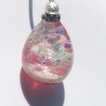 sale☆[B級] 雲レジン☆ユメカワ空の虹しゃぼんの海とお空☆空たまご☆紐ホワイト