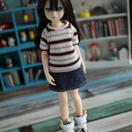 ruruko：デニムスカート