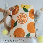 ★(^.^)マスクのおうち♪おみかん🍊マスク仮置きケース♪