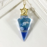 海月の世界　ペンデュラム  ネックレス　レジン