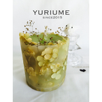 再×3販 紫陽花ボタニカルソイキャンドル《すずらんの香り＊green》