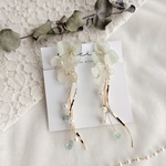 【再販】紫陽花とネジネジのピアス／イヤリング♡