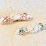 マーメイドバレッタ 人魚の髪飾り