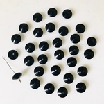 Black Bicone Beads
