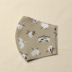 【k様オーダー品】ume＊mew ひんやり立体マスク・大きめ（エナガ）