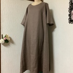 リネン　Aラインロングワンピース💕