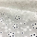 コットン刺繍レース生地《100×30》