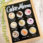 ケーキメニューボード