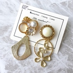 【ピアス】vintage button accessory