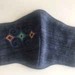 アイヌ刺繍　夏マスク