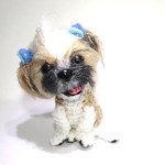 ペットをストラップに！（シーズーのまめたちゃん）