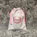 お名前刺繍入り　巾着袋☆