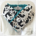 再4販。baby〜kids用。オシャレBOYのネックウォーマー パンダ