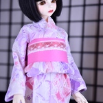 1/4ドール レース浴衣 スーパードルフィー BJD ドール服 SDMなど