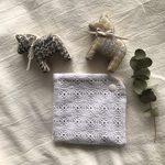 総刺繍カットワークレース＊アジュール＊マスクケーススクエア