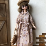 リカちゃん服＊小花柄ワンピース