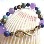 infinity bracelet  　　天然石ブレスレット