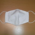 小さめ接触冷感マスク①白