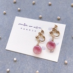 ♪「恋人よ、さあこの薬で」丸 約12mm or 約10mm 耳飾り