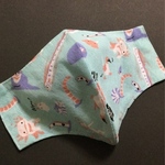 水辺の生き物×高島ちぢみの夏マスク　№154