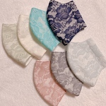 𖧷𖧷 kionomama様専用ページ𖧷𖧷《バラ柄レース》全7色　大人用　立体マスク
