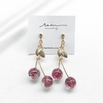 cherry ピアス/イヤリング