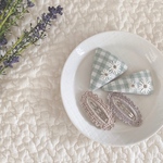 刺繍パッチンピンsetꕤ