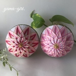 「菊模様の手まり」2個セット