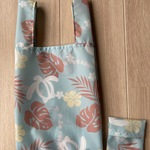 エコバッグ  ハワイアン  ブルー