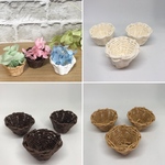 手作りキット用フラワーバスケット3こ