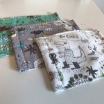 【受注製作☆送料無料】ハンドメイド ガーゼマスク 子供用 幼児～小学校低学年向け 恐竜 3枚セット
