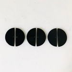 Black Half Circle Pendant Tops