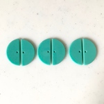 Light Blue Half Circle Pendant Tops