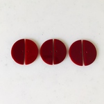 Red Half Circle Pendant Tops