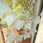 ベビーシャワー用ガーランド　Welcome Baby