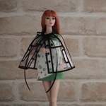 ビニールケープ【Barbie FR PoppyParker Misaki 1/6 ドール服】