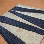 【送料無料】本場大島紬☺️パッチワーク敷物