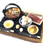 hand made ミニチュア　ドールハウス      すき焼き